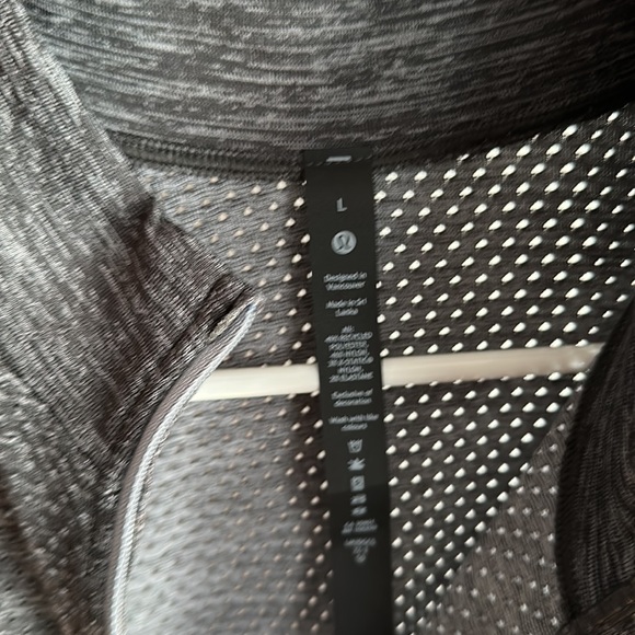 Lululemon Metal Vent Tech Mid Weight Half Zip Grey/Graphite Grey Size Large - Picture 5 of 7